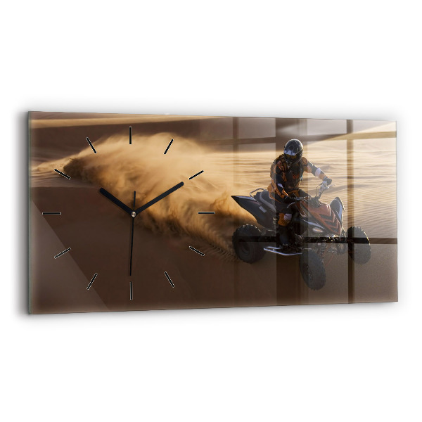 Vízszintes üvegóra 60x30 Quad a sivatagban