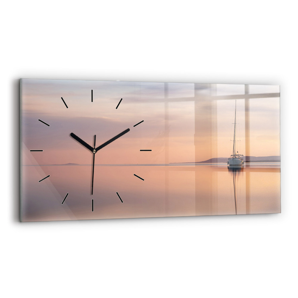 Vízszintes üvegóra 60x30 Balaton USA