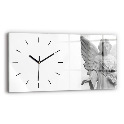 Üvegóra vízszintesen 60x30 Szárnyas angyal szobra