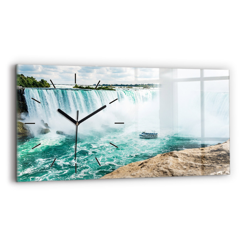 Vízszintes üvegóra 60x30 Niagara csónak