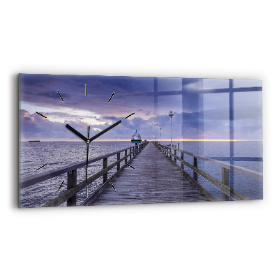 Üvegóra vízszintesen 60x30 Móló a Balti-tengeren