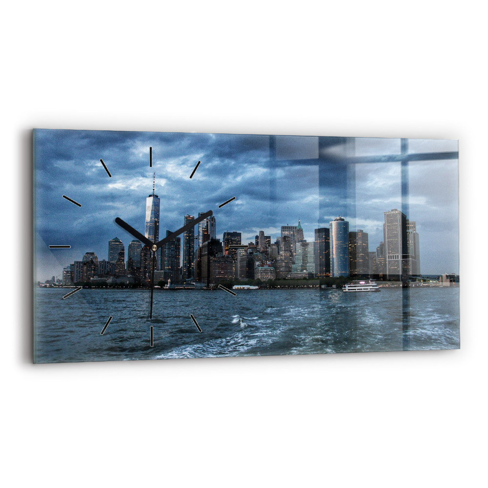 Üvegóra vízszintesen 60x30 New York-i panoráma