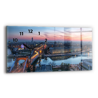 Üvegóra vízszintesen 60x30 Wrocław drónról