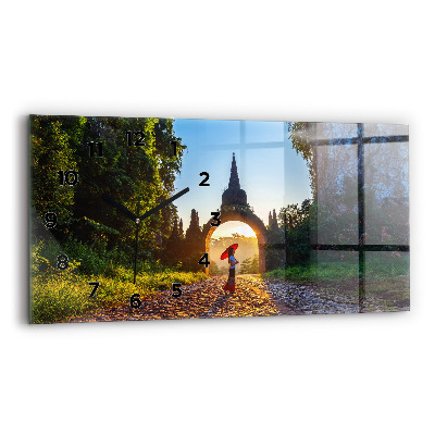 Vízszintes üvegóra 60x30 Surat Thani Park Thaiföld