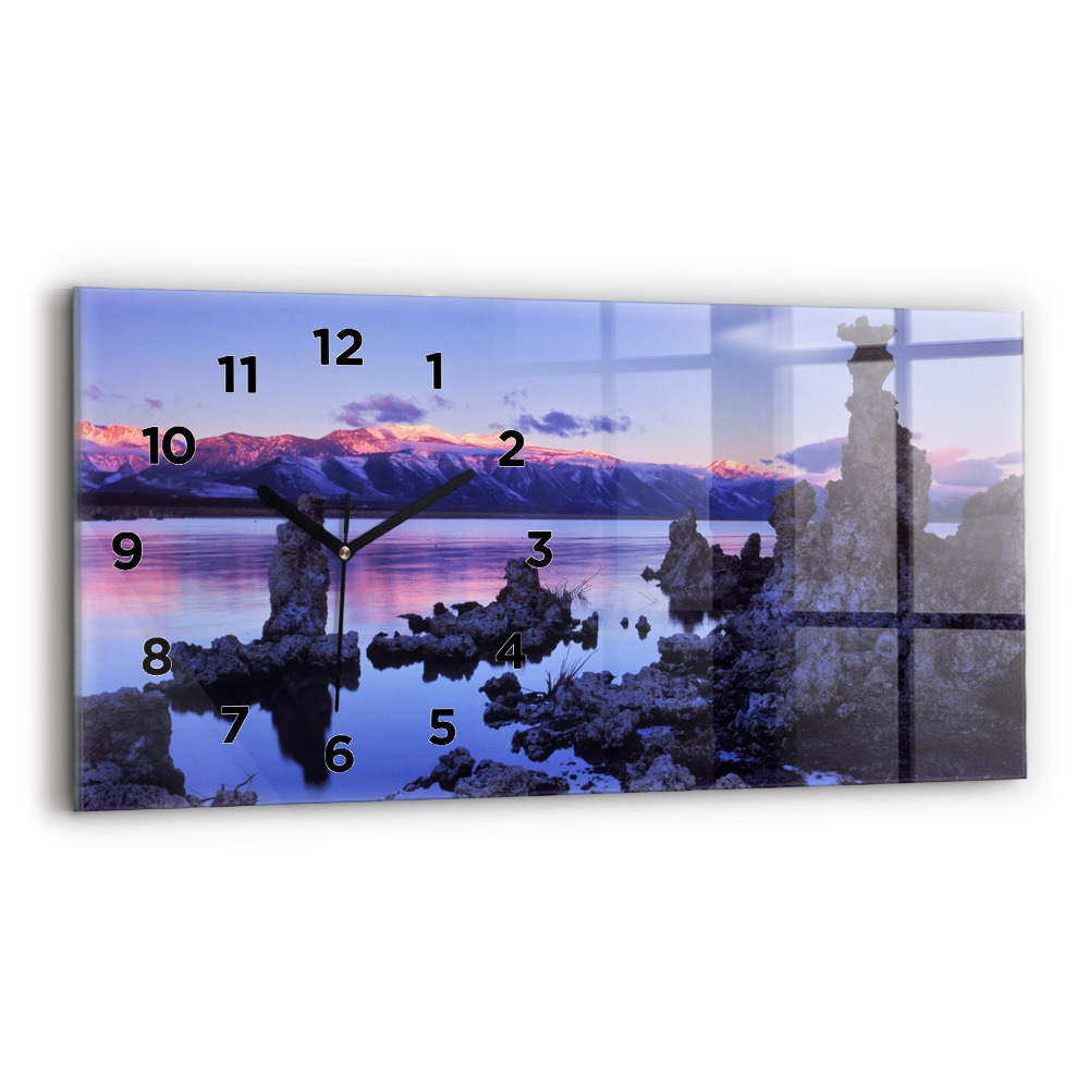 Vízszintes üvegóra 60x30 Kaliforniai tó