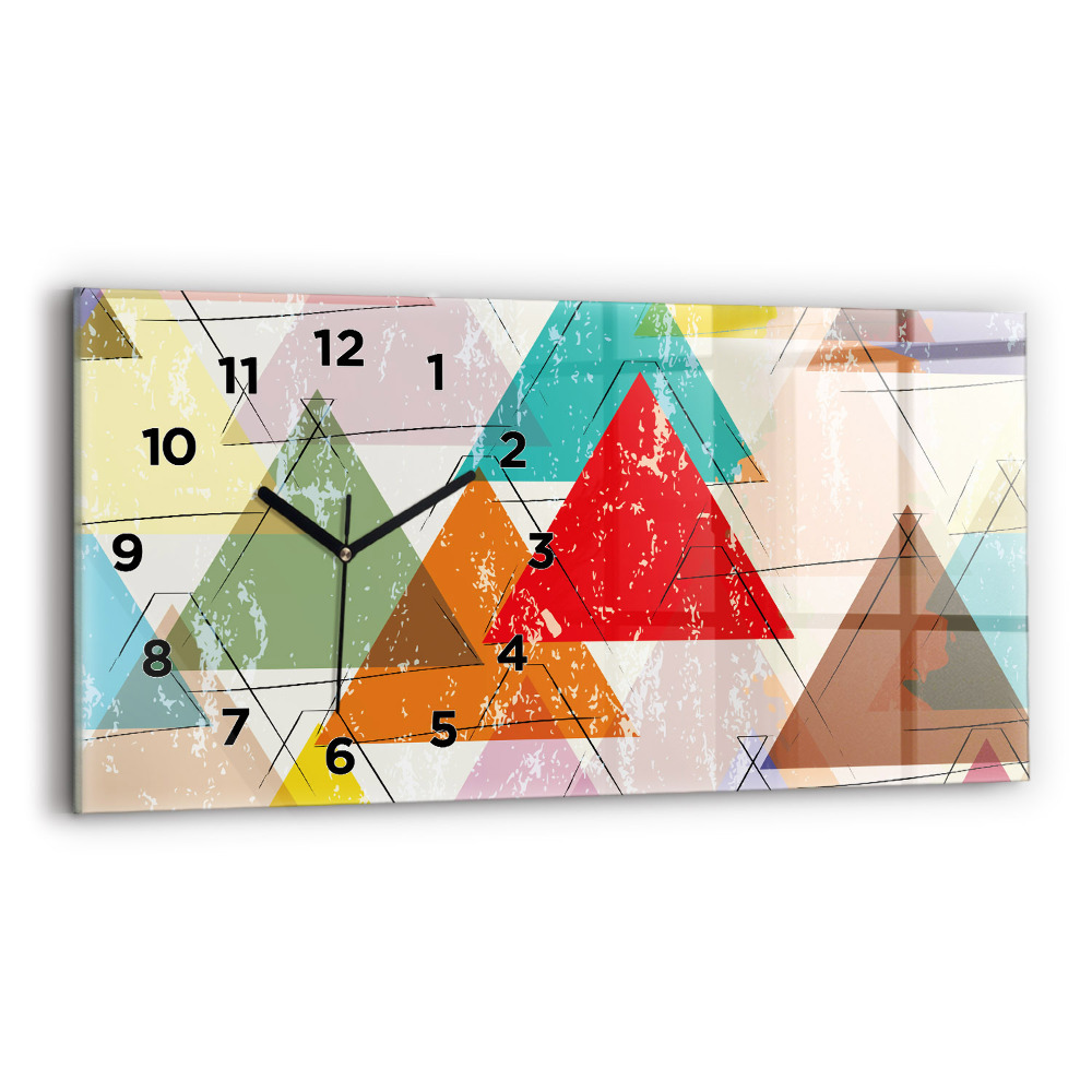 Üvegóra vízszintesen 60x30 Háromszögek geometriai minta