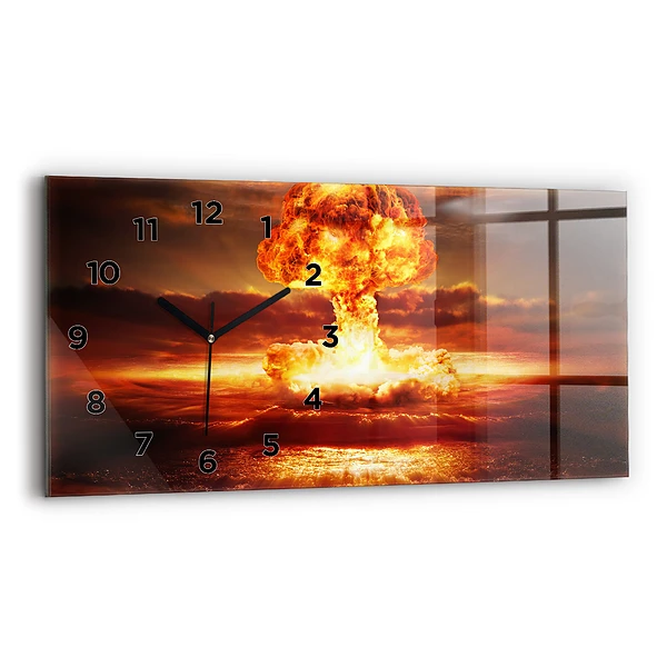 Üvegóra vízszintesen 60x30 Atombomba robbanás