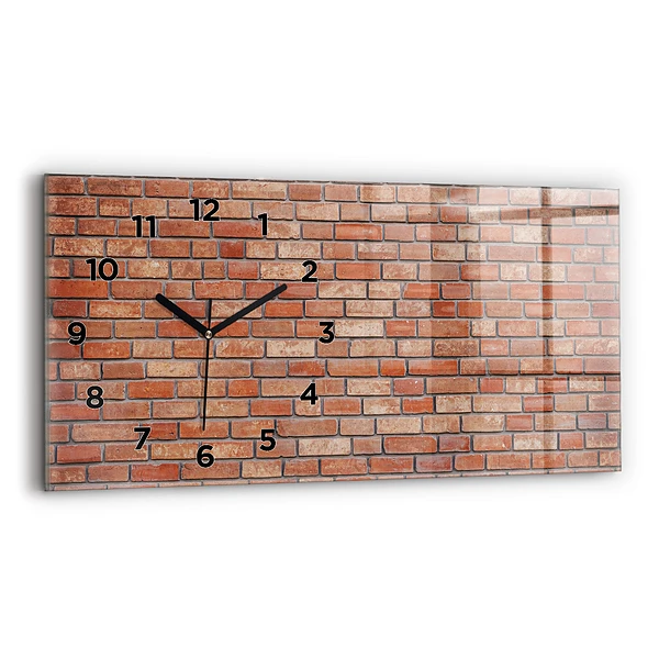 Vízszintes üvegóra 60x30 Téglafal
