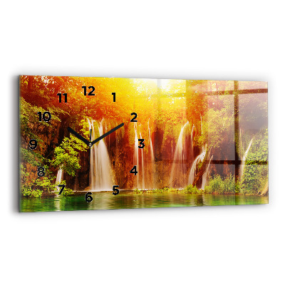 Üvegóra vízszintesen 60x30 Vízesés látványa
