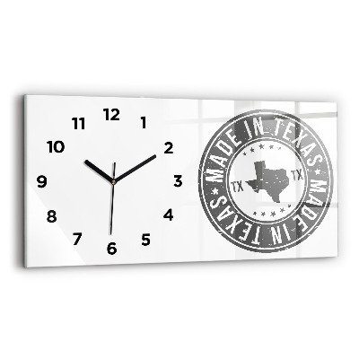 Vízszintes üvegóra 60x30 Texas bélyegző