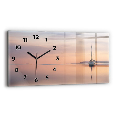 Vízszintes üvegóra 60x30 Balaton USA