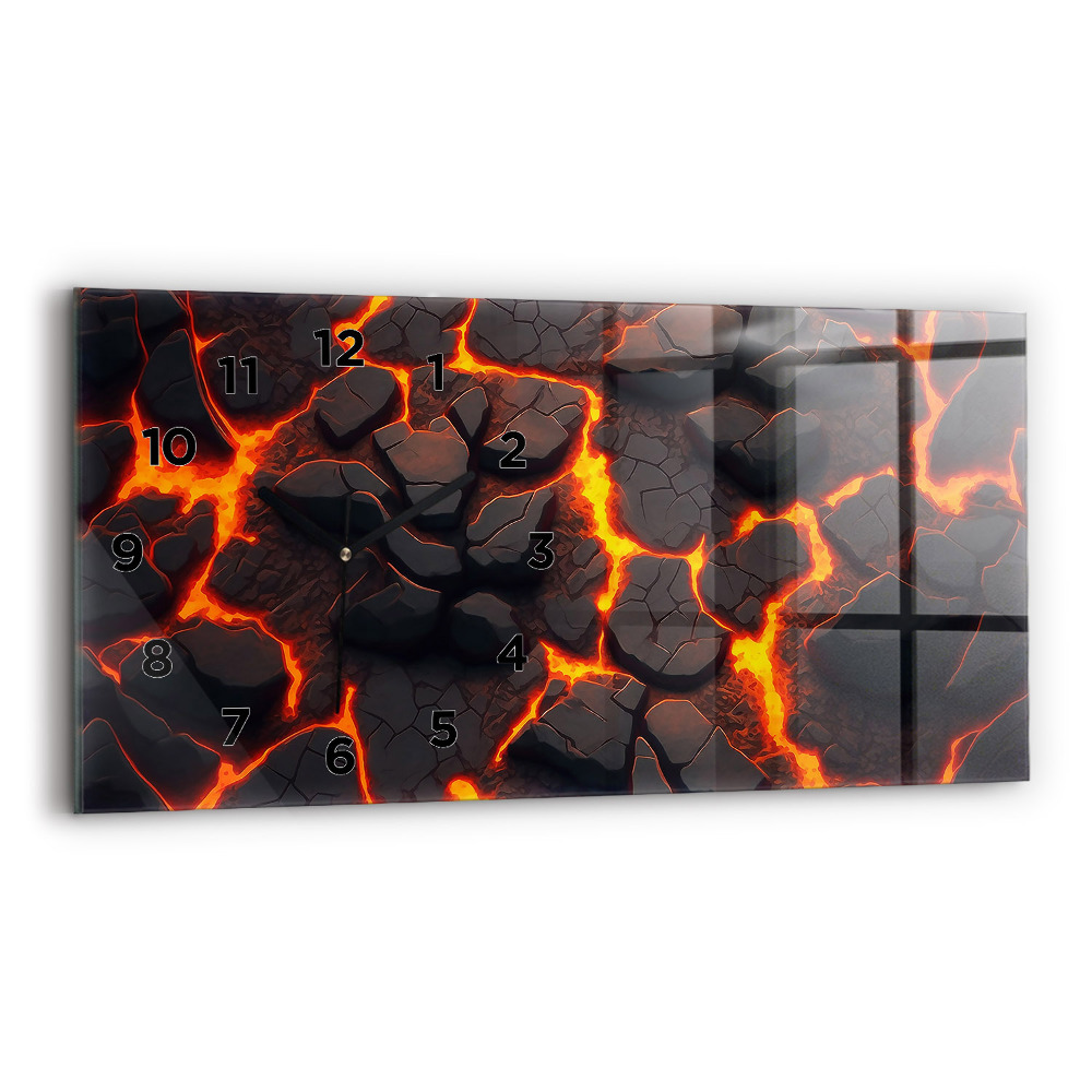 Üvegóra vízszintesen 60x30 Láva vulkán