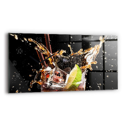 Vízszintes üvegóra 60x30 Igyál jéggel