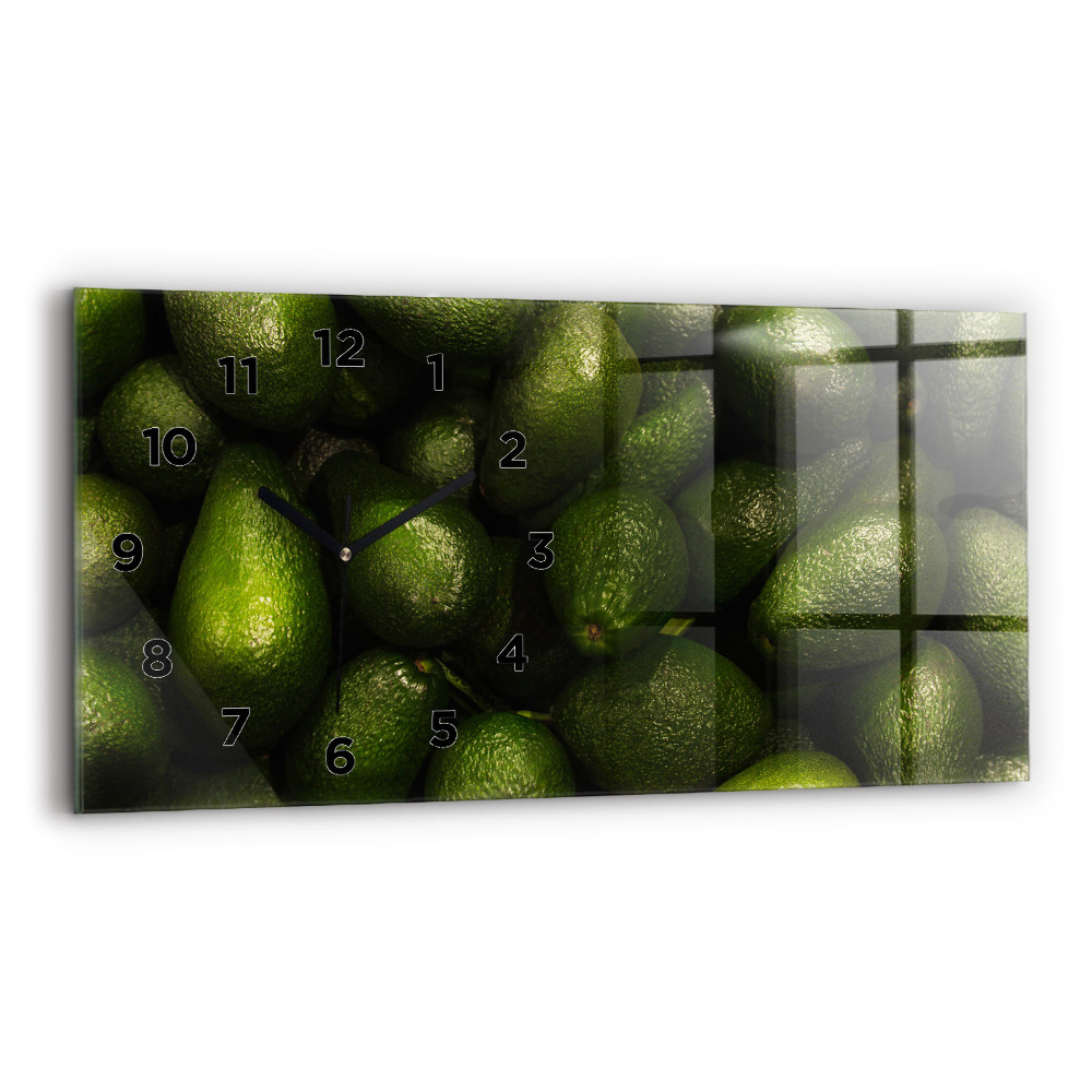 Vízszintes üvegóra 60x30 Avokádó