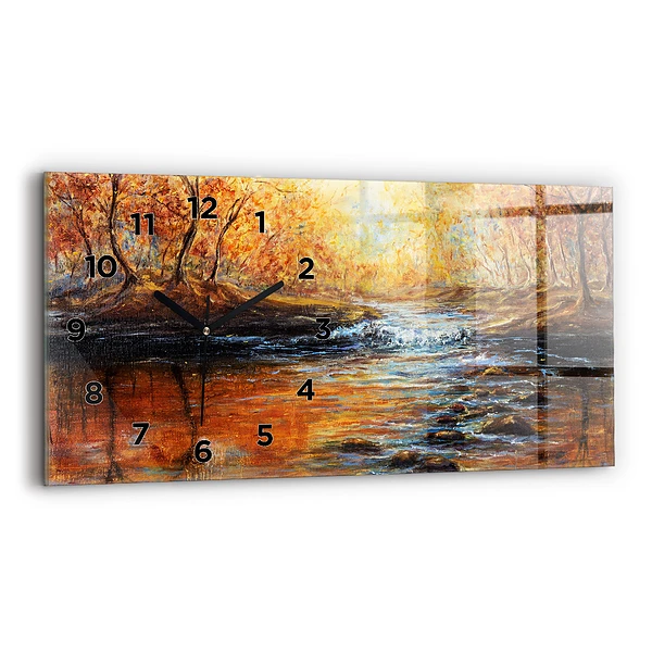 Vízszintes üvegóra 60x30 Képzőművészet