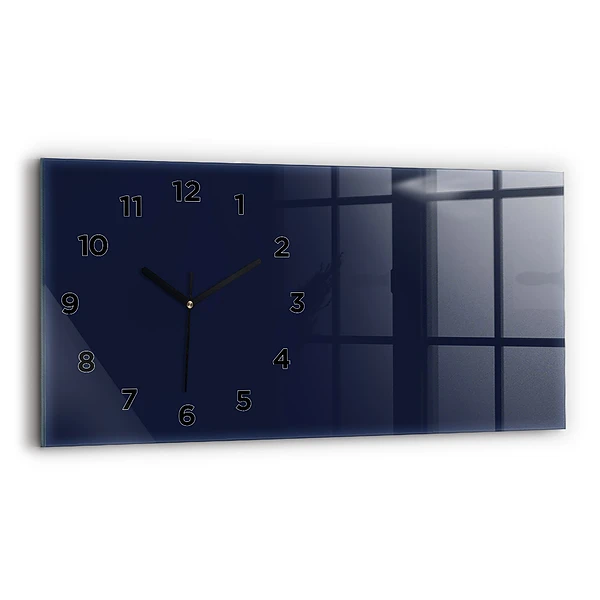 Vízszintes üvegóra 60x30 A sötétkék szín