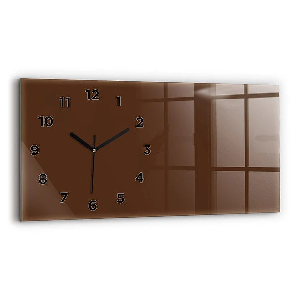 Vízszintes üvegóra 60x30 Barna szín