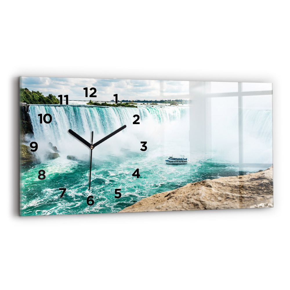 Vízszintes üvegóra 60x30 Niagara csónak