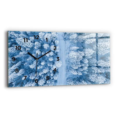 Üvegóra vízszintesen 60x30 Erdő madártávlatból drónnal