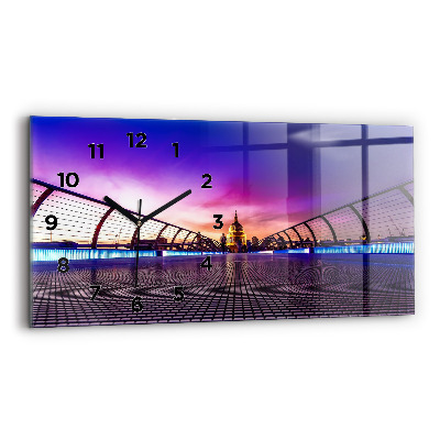 Vízszintes üvegóra 60x30 Szent Pál székesegyház