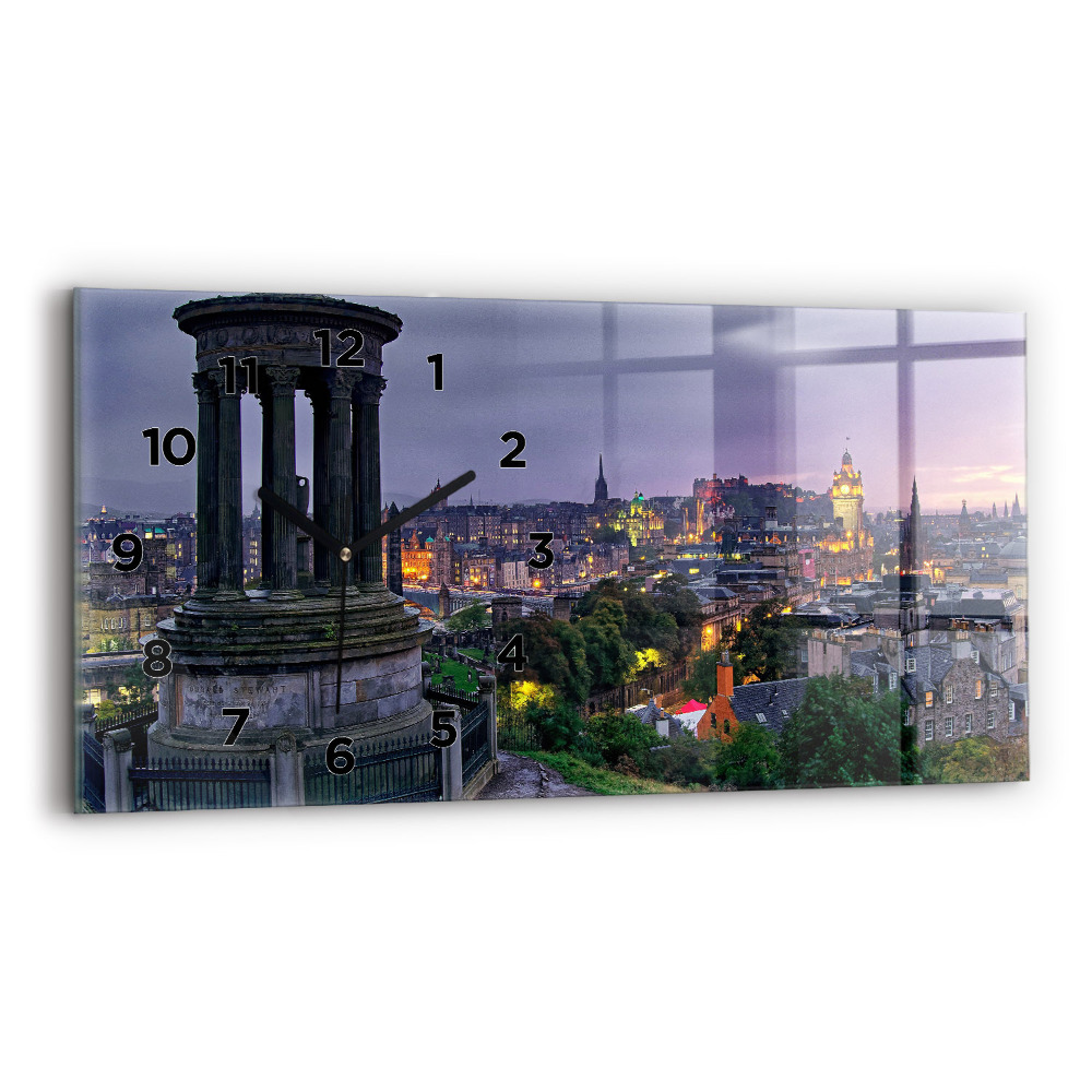 Üvegóra vízszintesen 60x30 Edinburgh a Calton Hillről