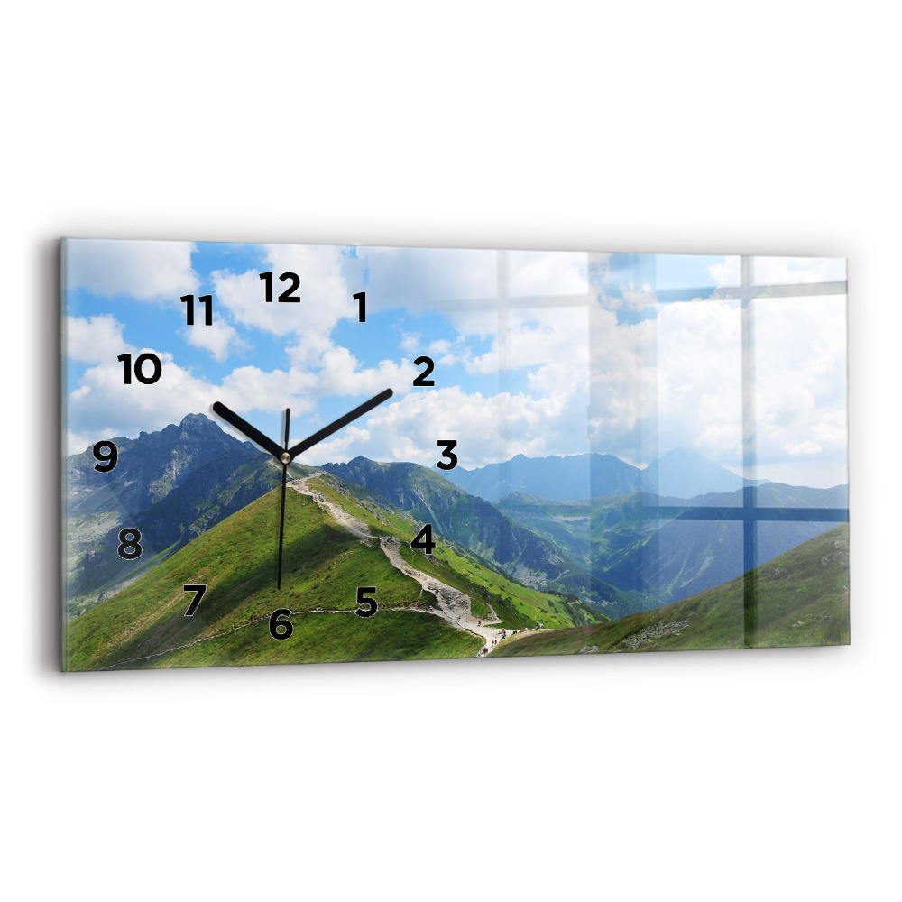 Négyszögletes üvegóra vízszintesen 60x30 Kasprowy Wierch Zakopane