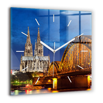 Szögletes üvegóra 60x60 Híd Németországban