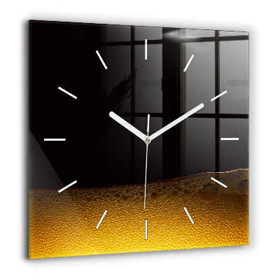 Szögletes üvegóra 60x60 Narancslé