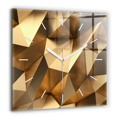 Szögletes üvegóra 60x60 Geometrikus textúra