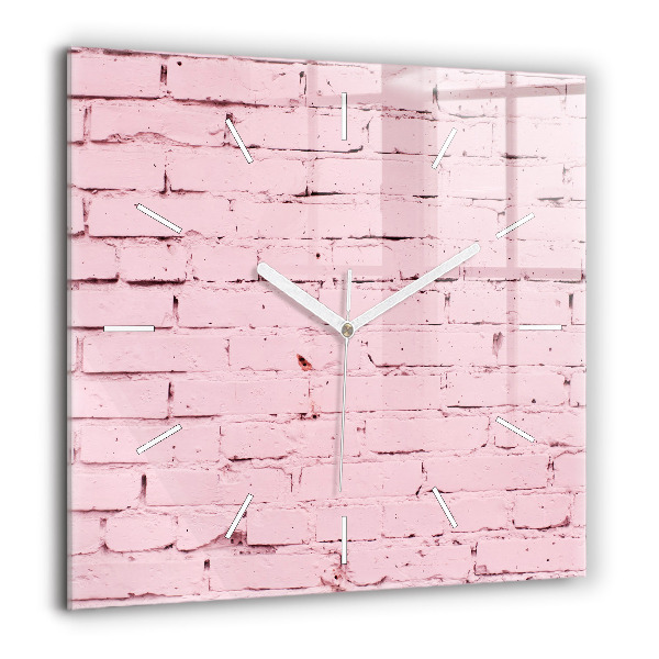 Szögletes fali üvegóra 60x60 Téglafal