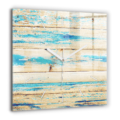 Szögletes fali üvegóra 60x60 Karcos fa