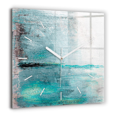 Szögletes fali üvegóra 60x60 Olaj textúra absztrakt