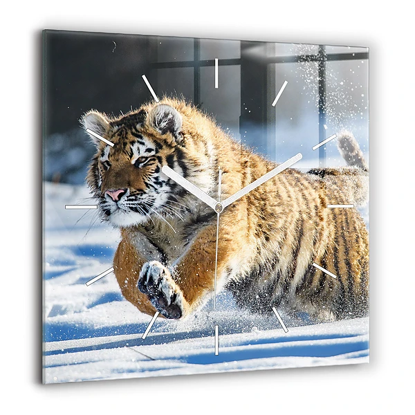 Négyzet alakú üvegóra 60x60 Merész lépés előre