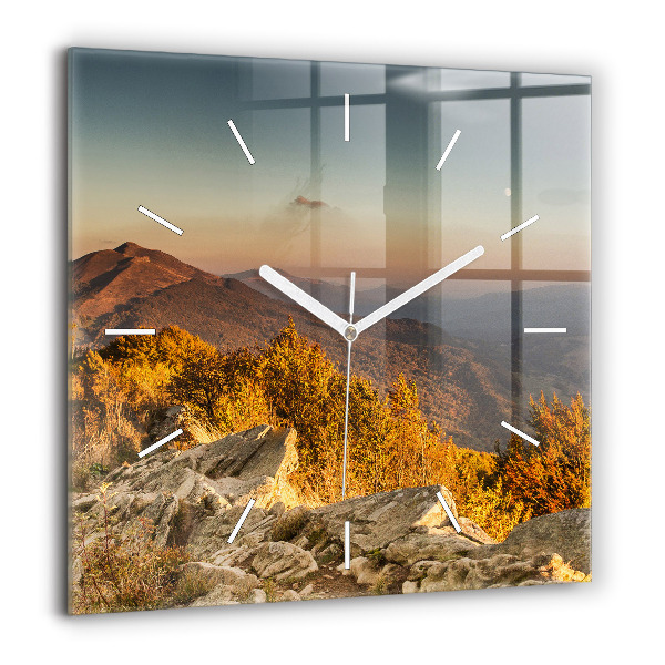 Szögletes üvegóra 60x60 Bieszczady-hegység