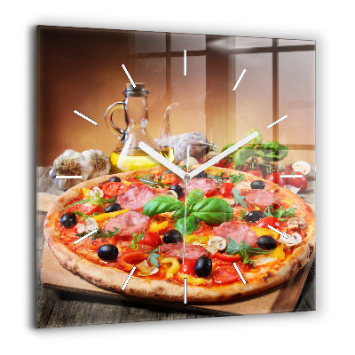 Szögletes üvegóra 60x60 Olaszország kulináris szíve