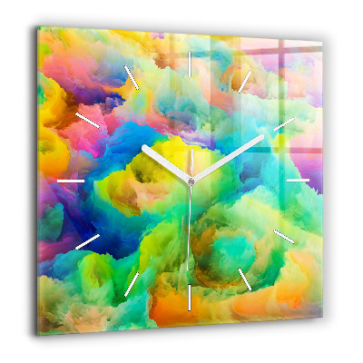 Szögletes fali üvegóra 60x60 Fraktál textúra