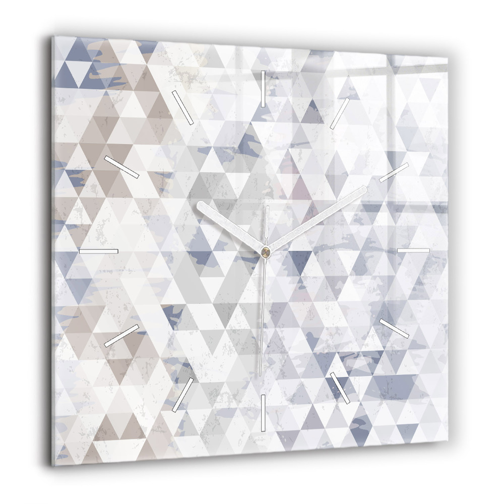 Négyzet alakú üvegóra 60x60 Geometrikus minta
