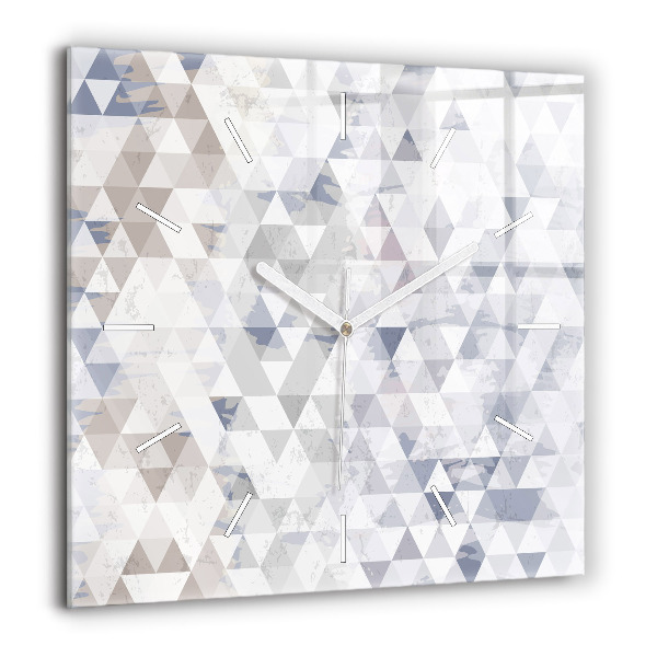 Négyzet alakú üvegóra 60x60 Geometrikus minta