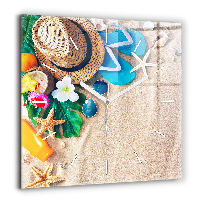 Négyzet alakú üvegóra 60x60 Nyaralási kiegészítők