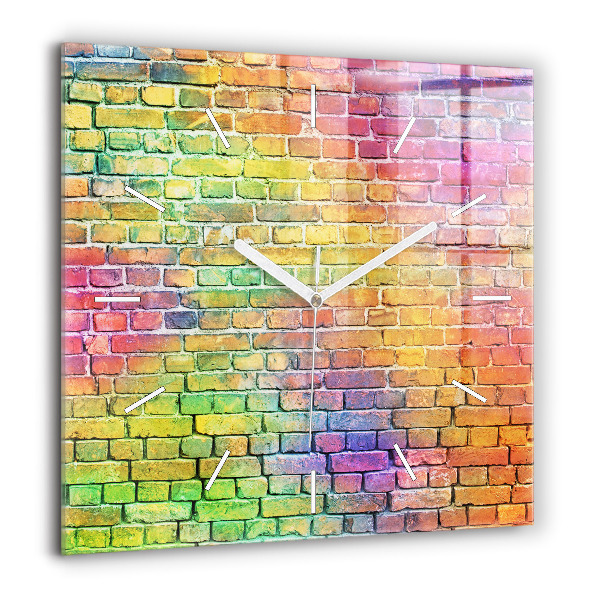 Négyzet alakú üvegóra 60x60 Festett fal