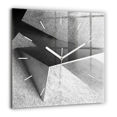 Négyzetes üvegóra 60x60 Absztrakt háromszögek