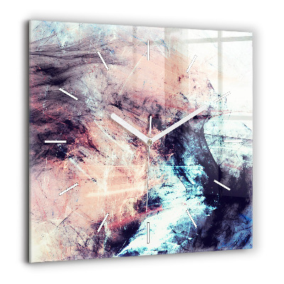 Négyzetes üvegóra 60x60 Absztrakt kép