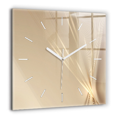 Szögletes üvegóra 60x60 Absztrakt fény