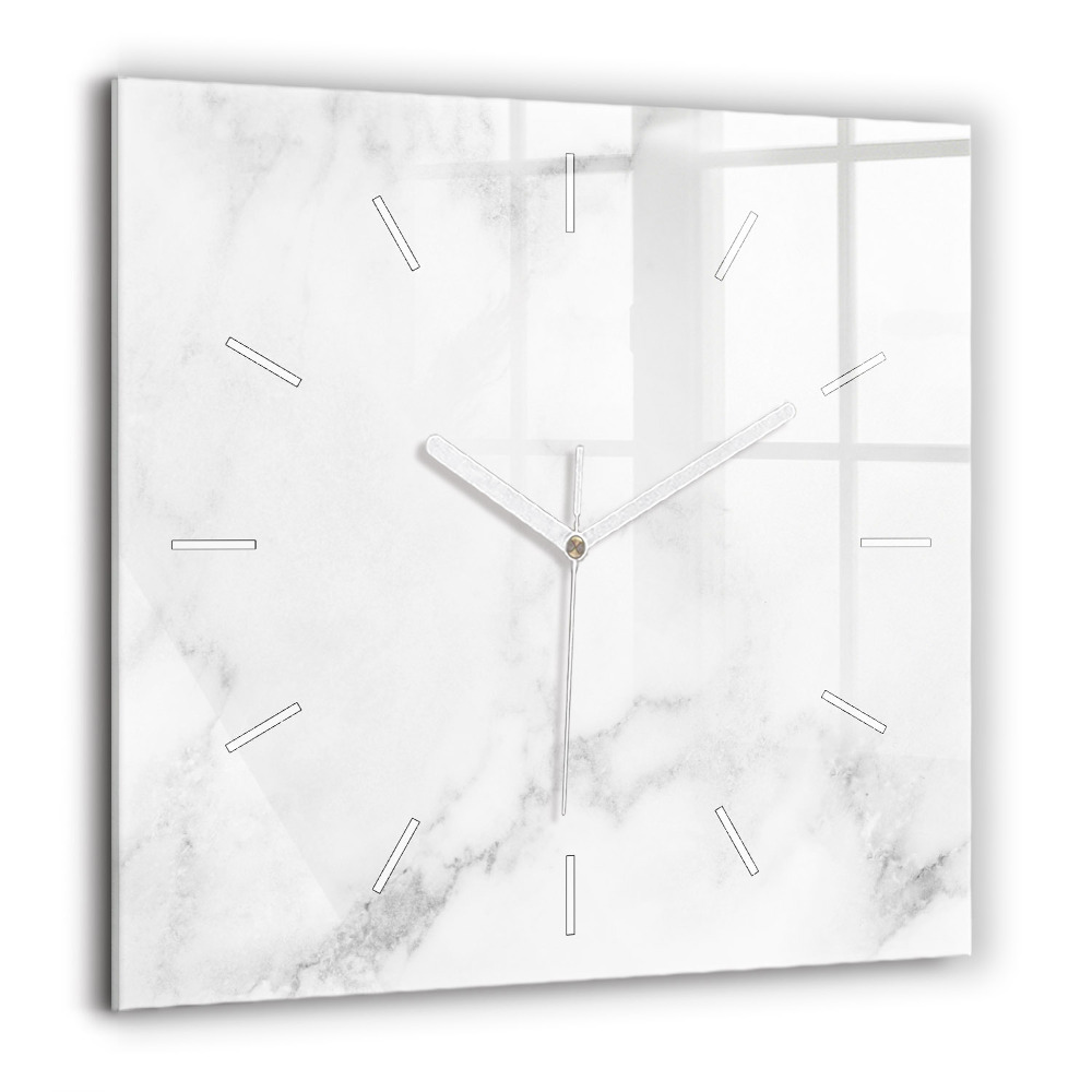 Szögletes fali üvegóra 60x60 Elegáns márvány