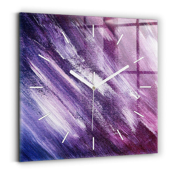 Szögletes fali üvegóra 60x60 Akrilfesték textúra