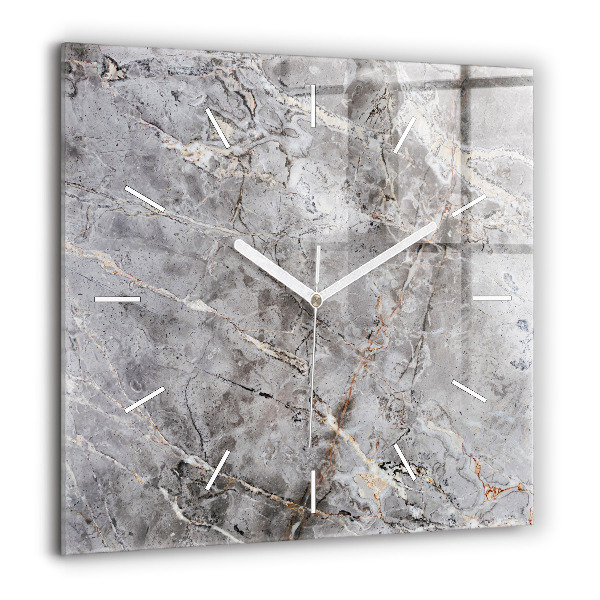 Szögletes fali üvegóra 60x60 Szürke gránit márvány