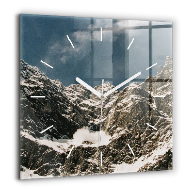 Szögletes fali üvegóra 60x60 Watzmann-hegység