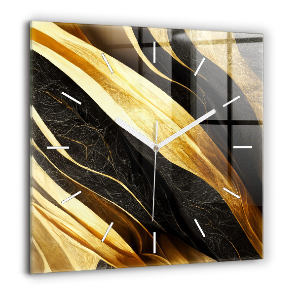 Szögletes üvegóra 60x60 Elegáns absztrakció