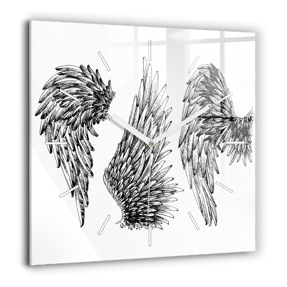 Négyzet alakú üvegóra 60x60 Angyalszárnyak