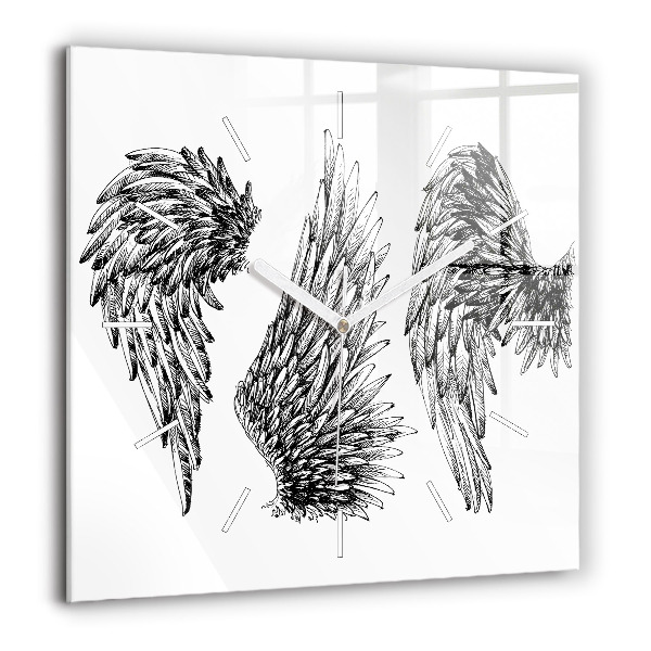 Négyzet alakú üvegóra 60x60 Angyalszárnyak